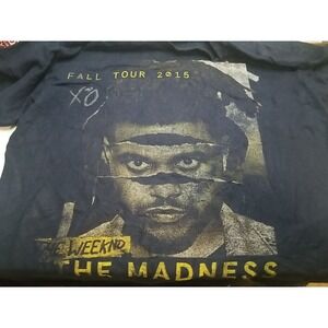The‎ Weekend The Madness Fall Tour 2015 Shirt Short Sleeve Medium Crew Neck